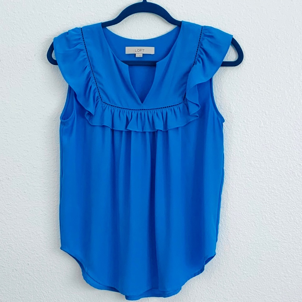 Blue turquoise top